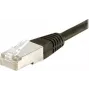 Exertis Connect Cat6 S/FTP savienojuma kabelis ar RJ45, bez aizķeršanās, 10 m, melns