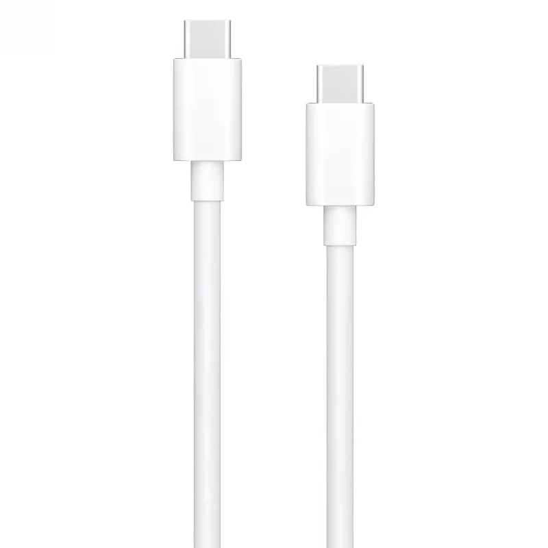 OPPO VOOC kabelis USB-C uz USB-C, 8 A, balts, EU (DL129)