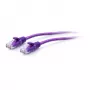 C2G Cat6a slaids savienojuma kabelis 28AWG, 1,5 m (5 pēdas), violets (30190)