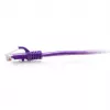 C2G Cat6a slaids savienojuma kabelis 28AWG, 1,5 m (5 pēdas), violets (30190)