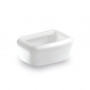 Stefanplast Second mazais ūdens trauks 0,3L (Gulliver 1-2-3) 12x8x5,4cm balts