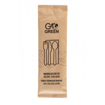 Gogreen Go Green koka galda piederumu komplekts (1901049)