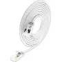 Wirewin Slim Cat6a Light savienojuma kabelis, apaļš, U/FTP, Ø 3,8 mm, balts (PKW-LIGHT-STP-K6A 0.15 WS)