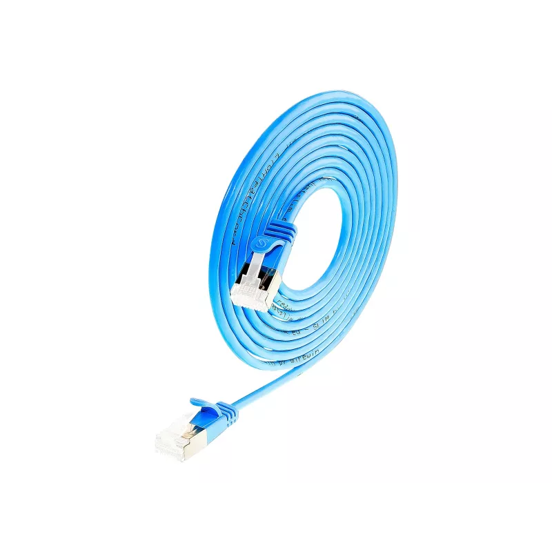 Wirewin Slim Cat6a U/FTP savienojuma kabelis RJ45, 0,25 m, zils