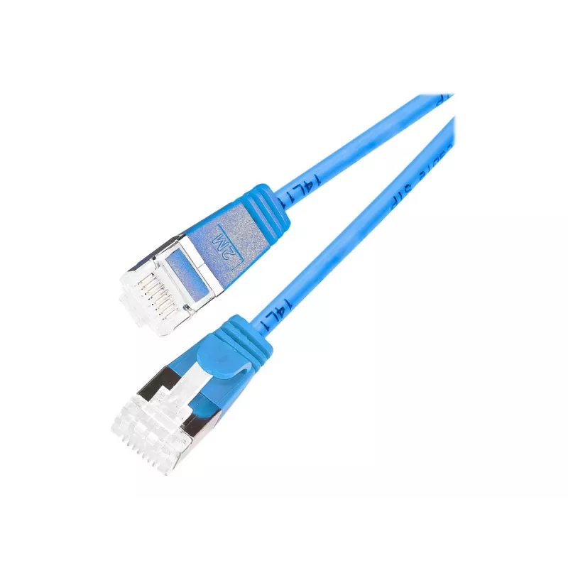 Wirewin Slim Cat6a U/FTP savienojuma kabelis RJ45, 0,25 m, zils