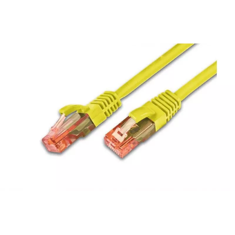 Wirewin Cat6 U/UTP savienojuma kabelis, 0,5 m, dzeltens