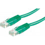 Secomp Cat6 U/UTP savienojuma kabelis RJ45, 1 m, zaļš