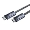 TB pīts USB 3.2 Gen 1 kabelis USB-C uz USB-C, 1 m, 100 W, melns