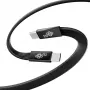TB USB 2.0 kabelis USB-C uz USB-C, 1 m, 60 W, melns