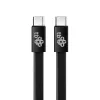 TB USB 2.0 kabelis USB-C uz USB-C, 1 m, 60 W, melns