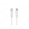 Lanberg Cat5e U/UTP savienojuma kabelis RJ45, 0,25 m, balts, 10 gab.