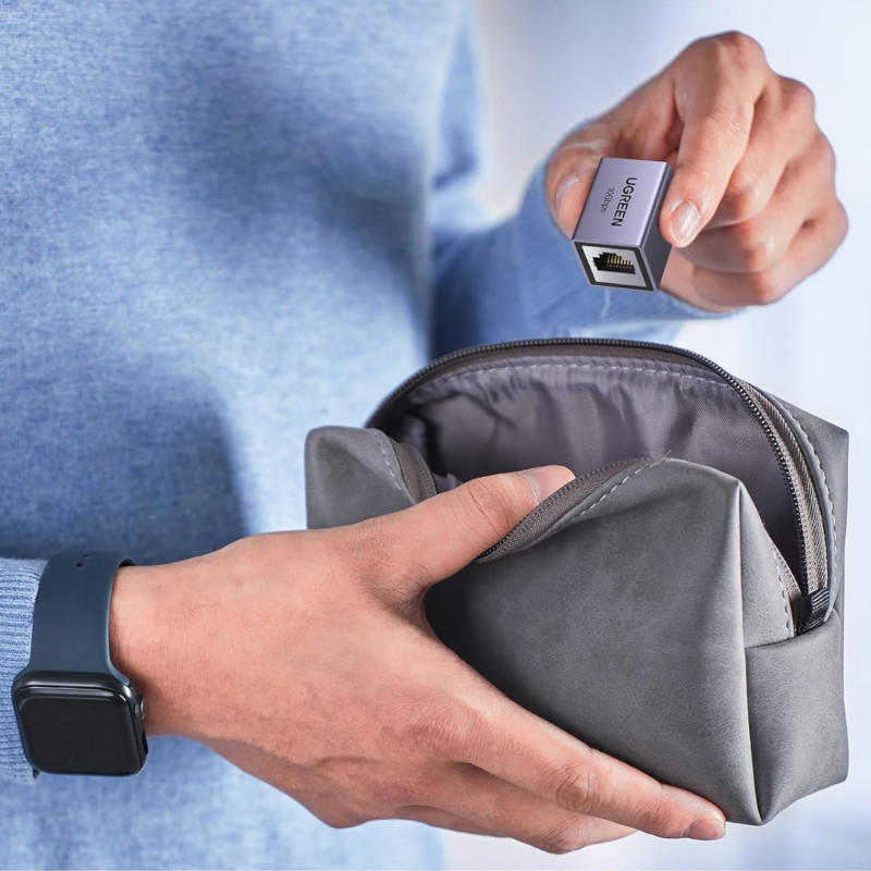 Ugreen NW261 RJ45 Ethernet pagarinātāja savienotājs, 10 Gbps (NW261-15117)