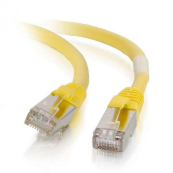 Mercodan Cat6a S/FTP savienojuma kabelis RJ45, 1,5 m, dzeltens (371915015)