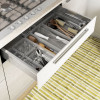 KIS Box Sistemo Organizer 6 15 x 15 x 5 cm caurspīdīgs/gaiši pelēks