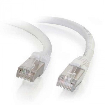 Mercodan Cat6a S/FTP savienojuma kabelis, 0,25 m, balts