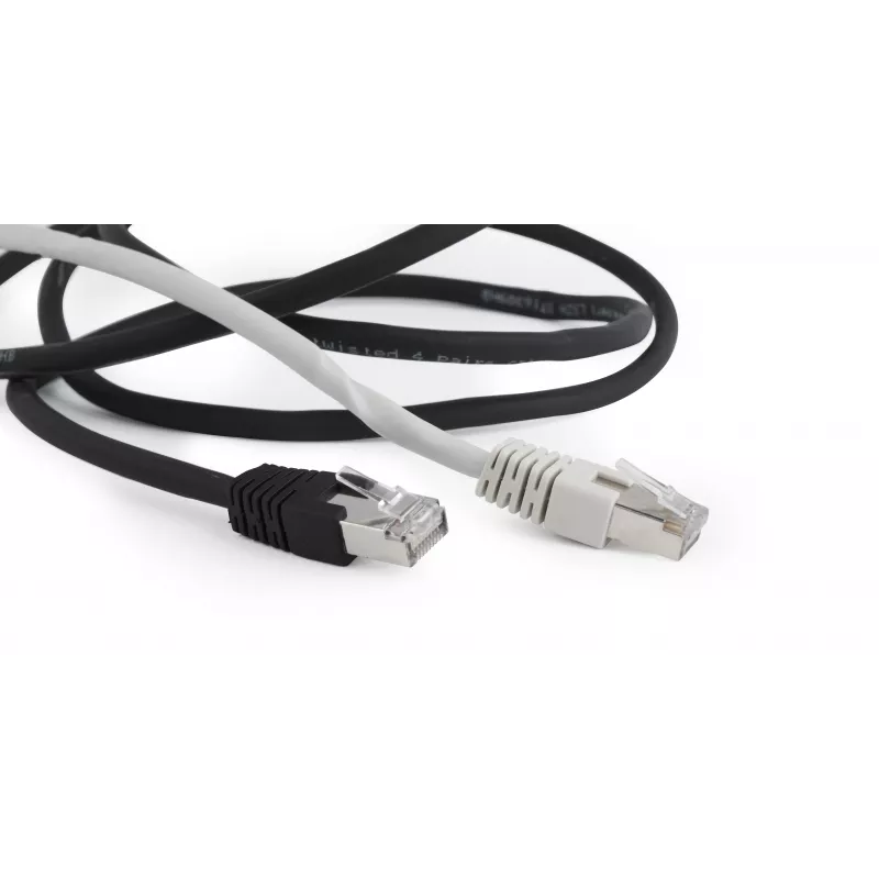 Gembird Cat6a S/FTP savienojuma kabelis RJ45, 2 m, melns, LSZH