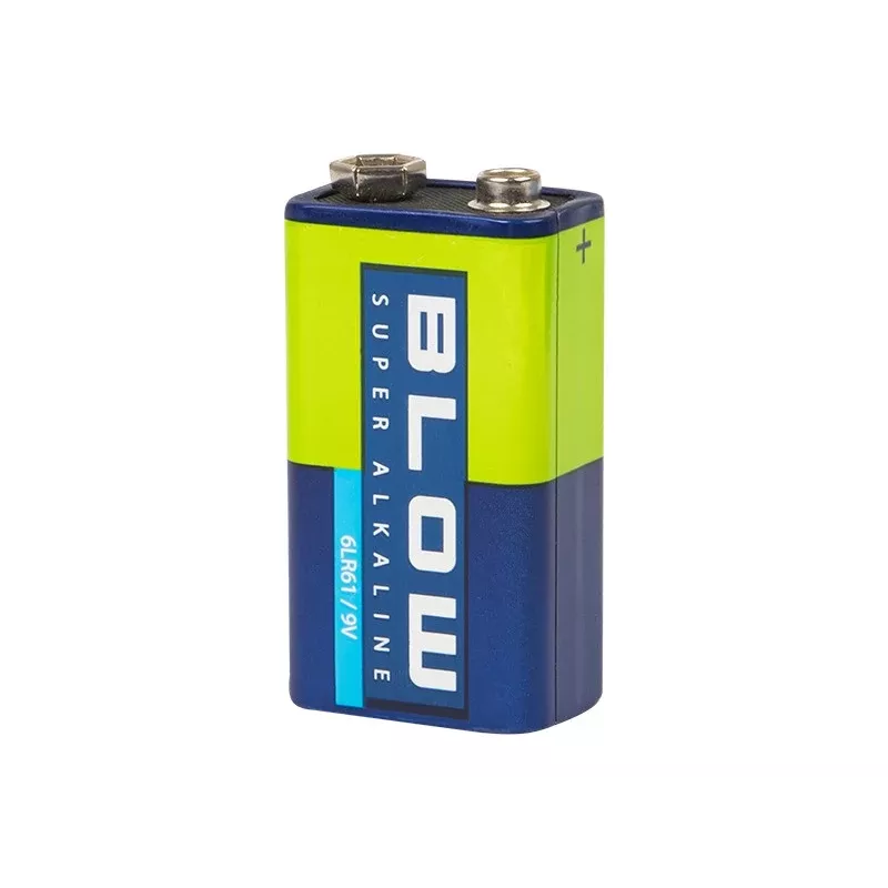 BLOW Super Alkaline 9V 6LR61 baterija (blisteris)