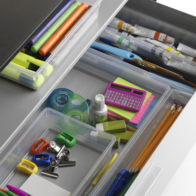 KIS Box Sistemo Organizer 2 15 x 7,5 x 5 cm caurspīdīgs/gaiši pelēks