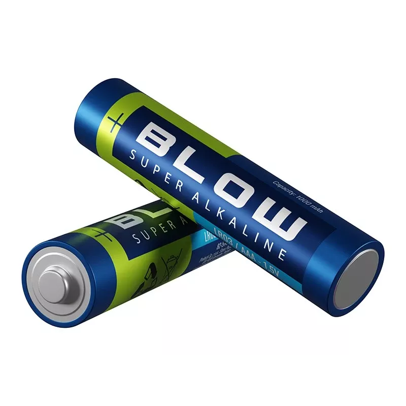 BLOW Super Alkaline sārma baterijas AAA LR3, 4 gab. (blisteriepakojums)