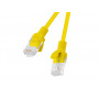 Lanberg Cat6 U/UTP savienojuma kabelis RJ45, 0,5 m, dzeltens
