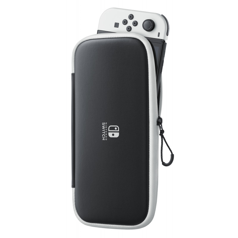 Nintendo Switch maciņš un ekrāna aizsargplēve (melns/balts)