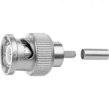 Telegärtner BNC krimpējams kabeļa spraudnis G40 (1.2/4.9), 75 Ω, Professional, A0207, 5 gab. (J01002A0010)