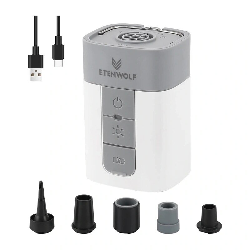 Etenwolf AIR 5 Pro 10400mAh elektriskais sūknis (balts)