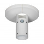 B-Tech SYSTEM V fiksēts griestu stiprinājums 38 mm caurulēm, balts (BT5920/W)