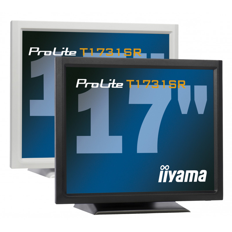 iiyama ProLite T1731SR-W1 17 inch (43,2 cm) pretestības skārienjūtīgais monitors, 5:4, 1280x1024, DVI, balts