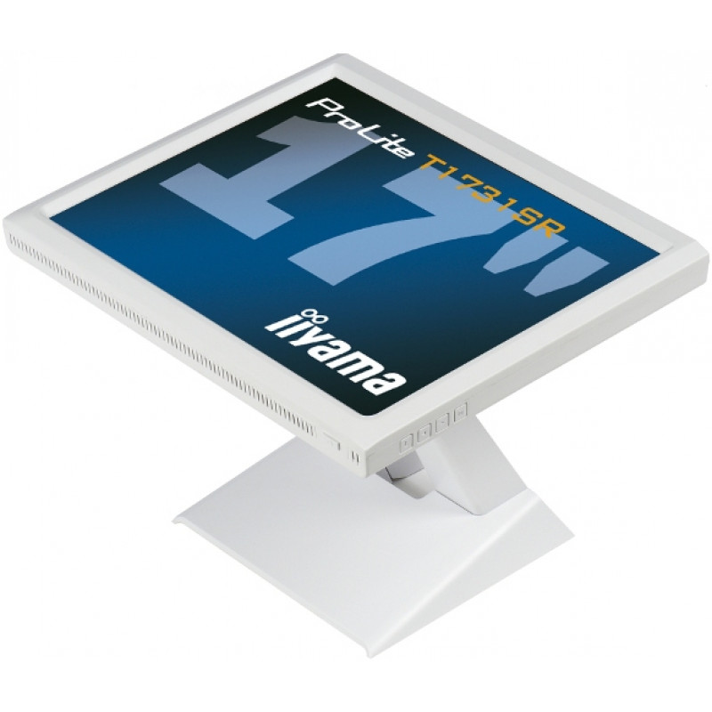 iiyama ProLite T1731SR-W1 17 inch (43,2 cm) pretestības skārienjūtīgais monitors, 5:4, 1280x1024, DVI, balts