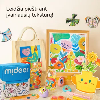 Mideer akrila marķieri ar otas uzgali komplektā, 24 krāsas