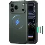 ESR Cyber Tough MagSafe vāciņš iPhone 17 Pro / 18 Pro, zaļš