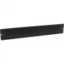 Getfort birstes kabeļu ievads sienas rack skapjiem, 340 mm, melns