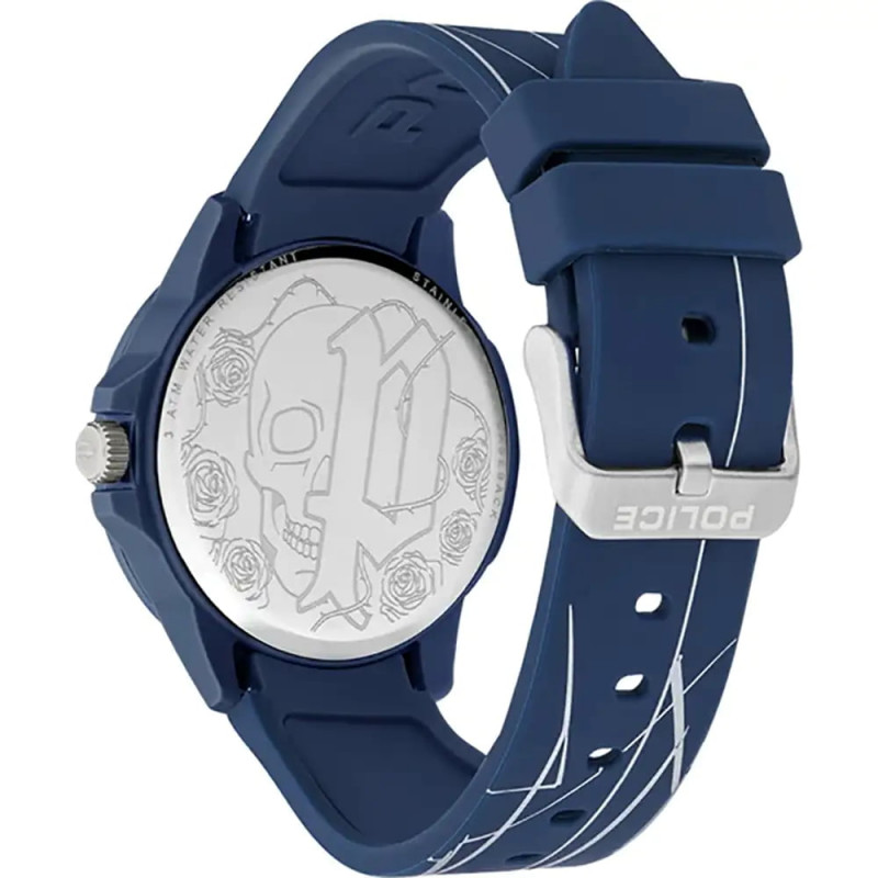 Police PEWUM2119561 vīriešu analogais kvarca pulkstenis, 40 mm, zils
