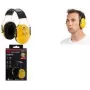 3M Peltor Optime H510AC ausu aizsargi, dzelteni/melni, regulējama galvas lente, putu ieliktņi