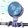 Momcozy pārnēsājamais ratiņu ventilators violets