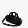 LOQI Metallic nedēļas nogales soma – Black Puffy (vidēja)