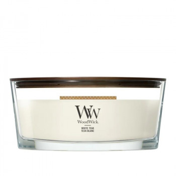 WoodWick White Teak Ellipse svece, 453,6 g