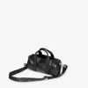 LOQI Metallic Weekender soma – melna (maza)