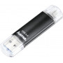 Hama Laeta Twin USB zibatmiņas disks 32 GB USB Type-A / Micro-USB 3.2 Gen 1 (3.1 Gen 1) melns