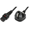 Microconnect barošanas kabelis, UK Type G uz IEC C13 (MC-UKC135B)