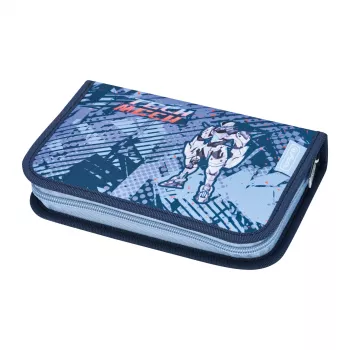 herlitz Tech Mech penālis, 31 daļu komplekts no poliestera, izmēri: (P)205 x (D)140 x (A)38 mm, 2 atloki