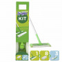 Swiffer Sweeper iesācēju komplekts ar 11 salvetēm (sausās 8 gab. + mitrās 3 gab.)
