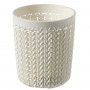 Curver Knit S apaļais grozs Ø10x11 cm, balts