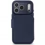 Decoded Leather Detachable Wallet ādas maciņš iPhone 18 Pro / 17 Pro, MagSafe, Midnight