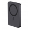 Ksix Powerbank Magslim 10000 mAh magnētiskais 15W USB-C PD 20W digitālais displejs melns