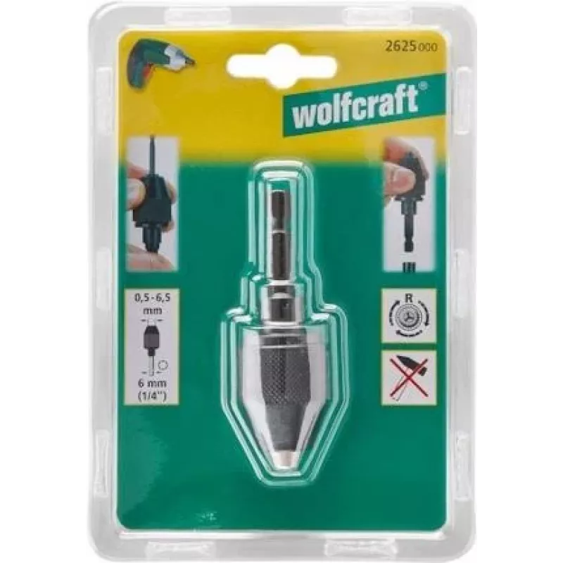 Wolfcraft ātrās atbrīvošanas urbjpatrona 2625000
