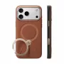 TORRAS Ostand Q3 VegSkin vāciņš iPhone 18 Pro Max / 17 Pro Max, saderīgs ar MagSafe, brūns