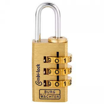 Burg-Wächter Combi-Lock 80 15M kombinētā piekaramā atslēga, zelta