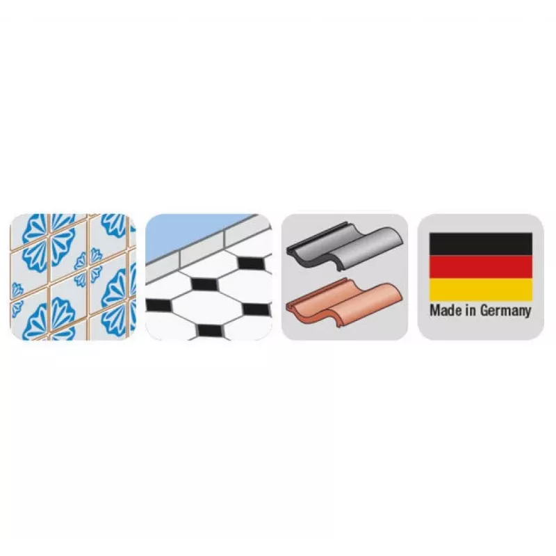 KWB porcelāna keramikas flīžu urbju komplekts 4-8, 4 daļas